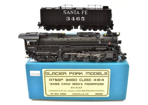 HO Brass CON GPM - Glacier Park Models ATSF - Santa Fe 3460 Class 4-6-4 FP No. 3465 Circa 1950's Modernized