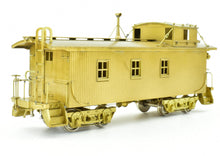 Load image into Gallery viewer, HO Brass Oriental Limited CB&amp;Q - Burlington Route NE-1 - Wood Caboose - 28ft&#39; - 3-Window Version
