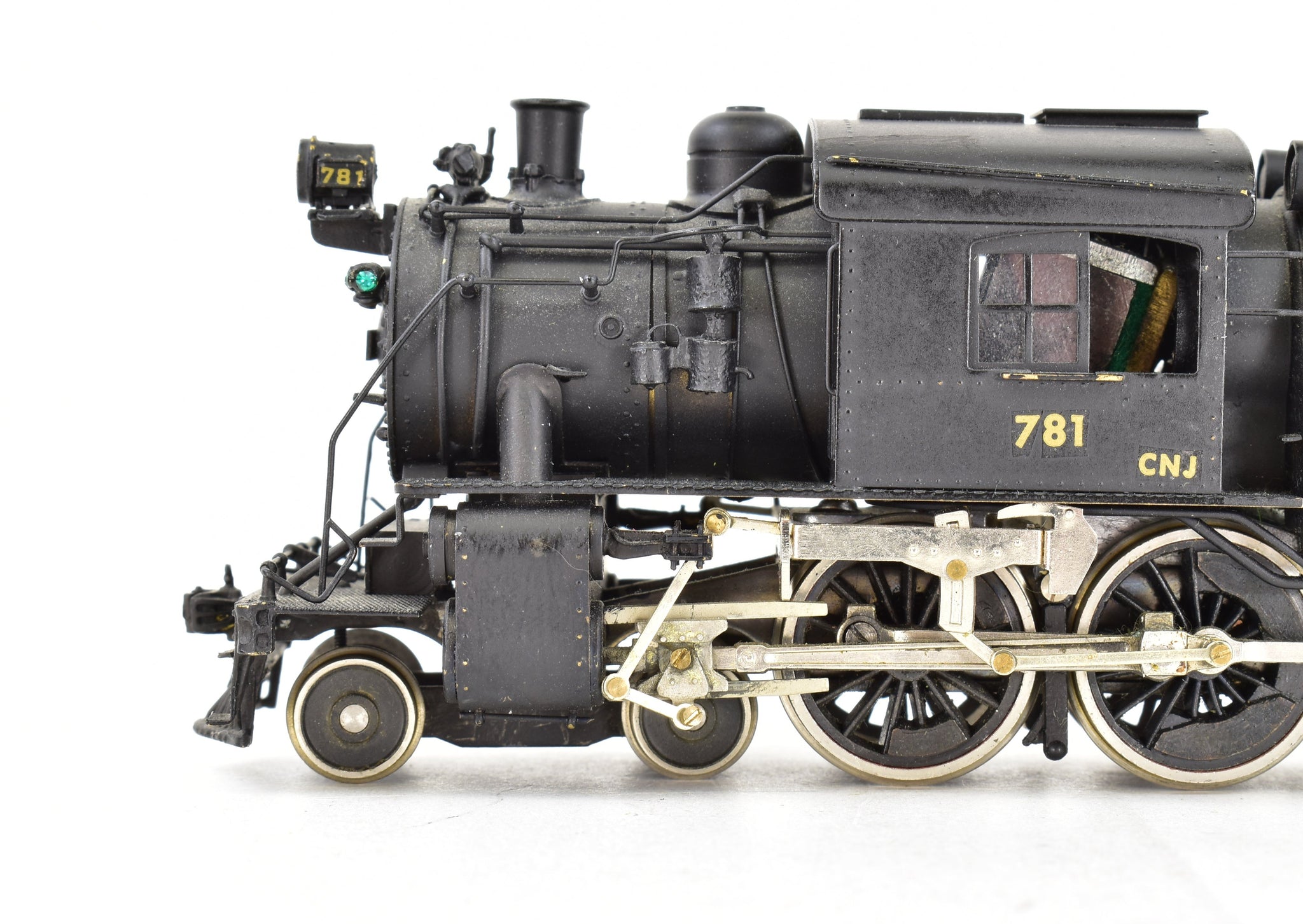 Cabin Fever Auctions & Expo - Brass HO Trains! Lot 185 Brass HO Red Ball  Undecorated Central Railroad of New Jersey 4-6-0 Camelback Locomotive &  Tender. Original Box. Bid Now on the