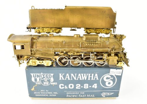 HO Brass PFM - United C&O - Chesapeake & Ohio 2-8-4 Kanawha