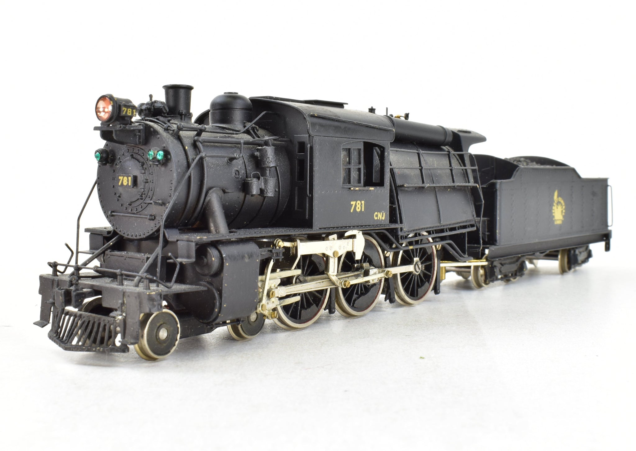 HO Brass Red Ball CNJ - Central Railroad Of New Jersey 4-6-0 Camelback ...