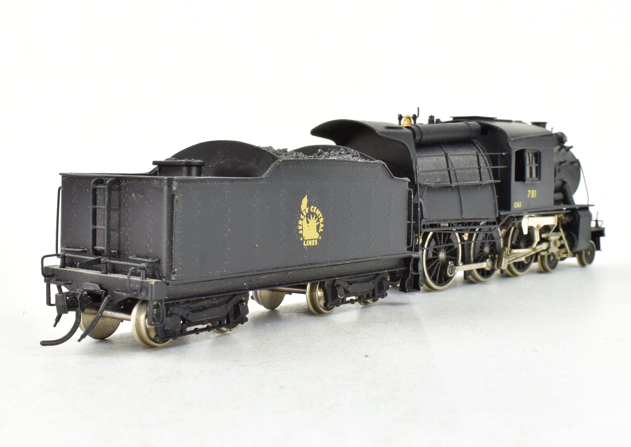 Sold at Auction: Red Ball HO Brass Central Of New Jersey 4-6-0 Camelback  Steam Locomotive