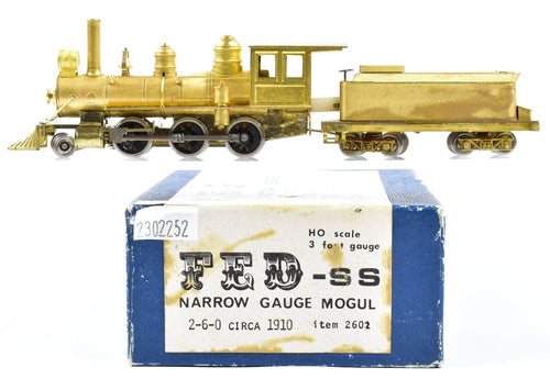 HOn3 Brass Far East Distributors Various Roads Narrow Gauge Mogul 2-6-0 Circa 1910