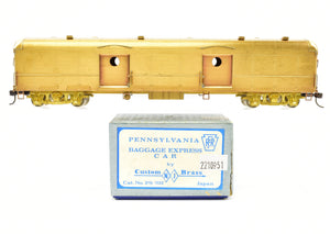 HO Brass NJ Custom Brass PRR - Pennsylvania Railroad Baggage Express Car