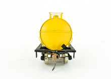 Load image into Gallery viewer, HO Brass PSC - Precision Scale Co. Various Roads 11,141 Gallon Tank Car Painted Yellow
