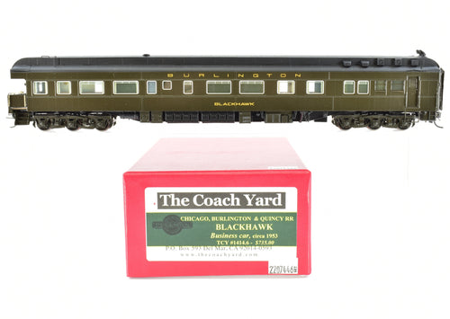 HO Brass CON TCY - The Coach Yard CB&Q - Burlington Route 