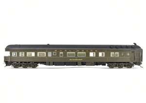 HO Brass CON TCY - The Coach Yard  No. 1414.6 CB&Q - Burlington Route "Blackhawk" Business Car, Circa 1953, Factory Painted