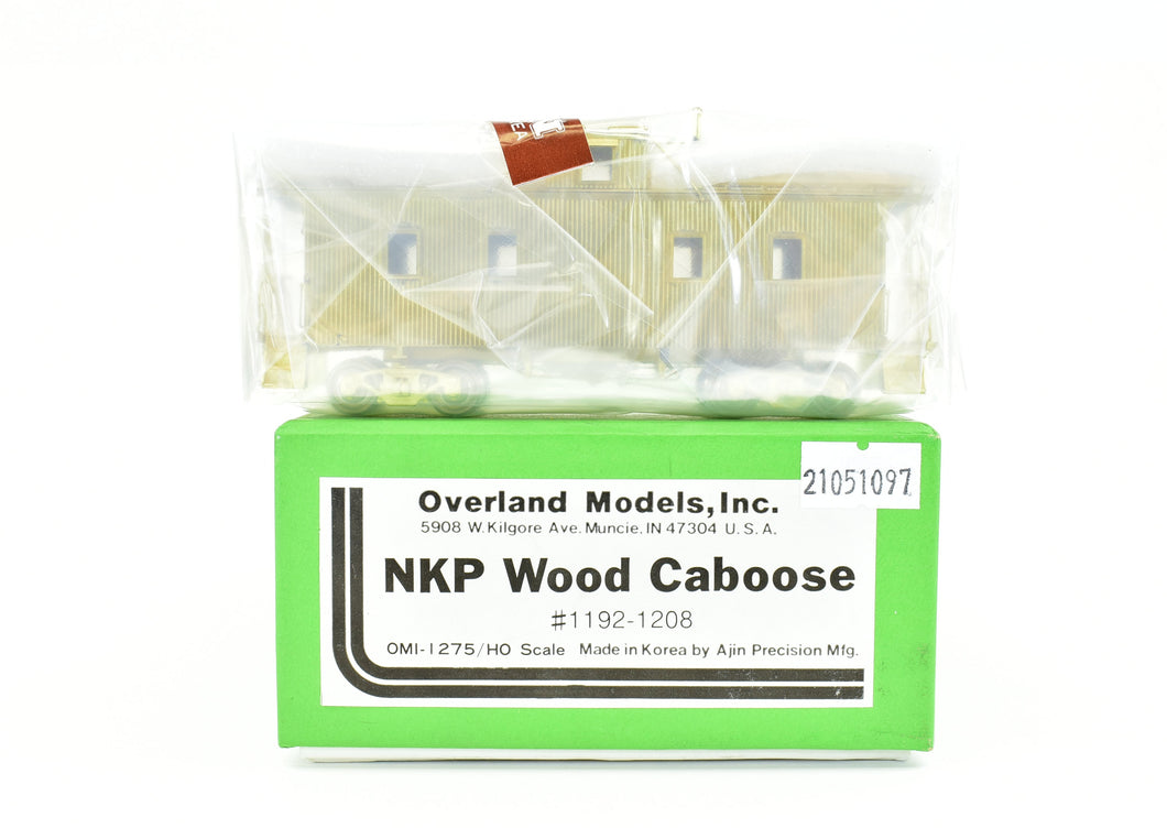 HO Brass OMI - Overland Models, Inc. NKP - Nickel Plate Road Wood Caboose