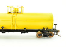 Load image into Gallery viewer, HO Brass PSC - Precision Scale Co. Various Roads 11,141 Gallon Tank Car Painted Yellow
