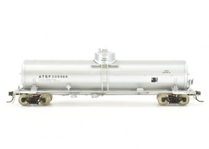 HO Brass PSC - Precision Scale Co. 16,000 Gallon Tank Car FP Silver ATSF - Santa Fe No. 209908