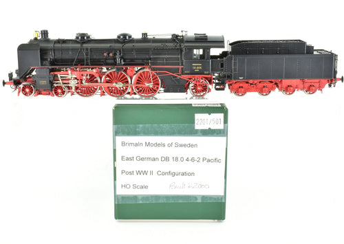 HO Brass CON Brimaln Models of Sweden East German Railway DB 18.0 4-6-2 Pacific Pilot Model 1 of 1 FP