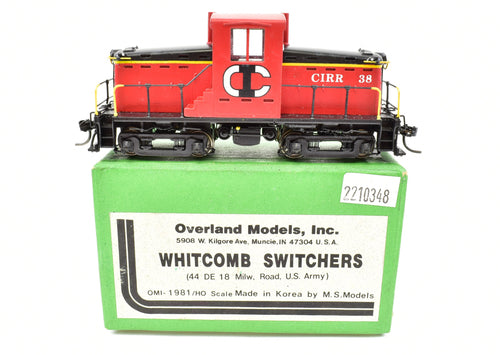 HO Brass OMI - Overland Models Inc. MILW - Milwaukee Road USAX - U.S. Army 44-DE-18 Whitcomb Switcher Custom Painted CIRR - Fictional Road