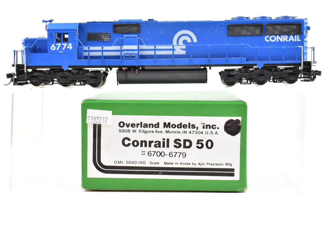 HO Brass OMI - Overland Models, Inc. CR - Conrail EMD SD50 CP No. 6774 W/DCC