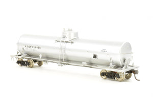 HO Brass PSC - Precision Scale Co. 16,000 Gallon Tank Car FP Silver ATSF - Santa Fe No. 209908