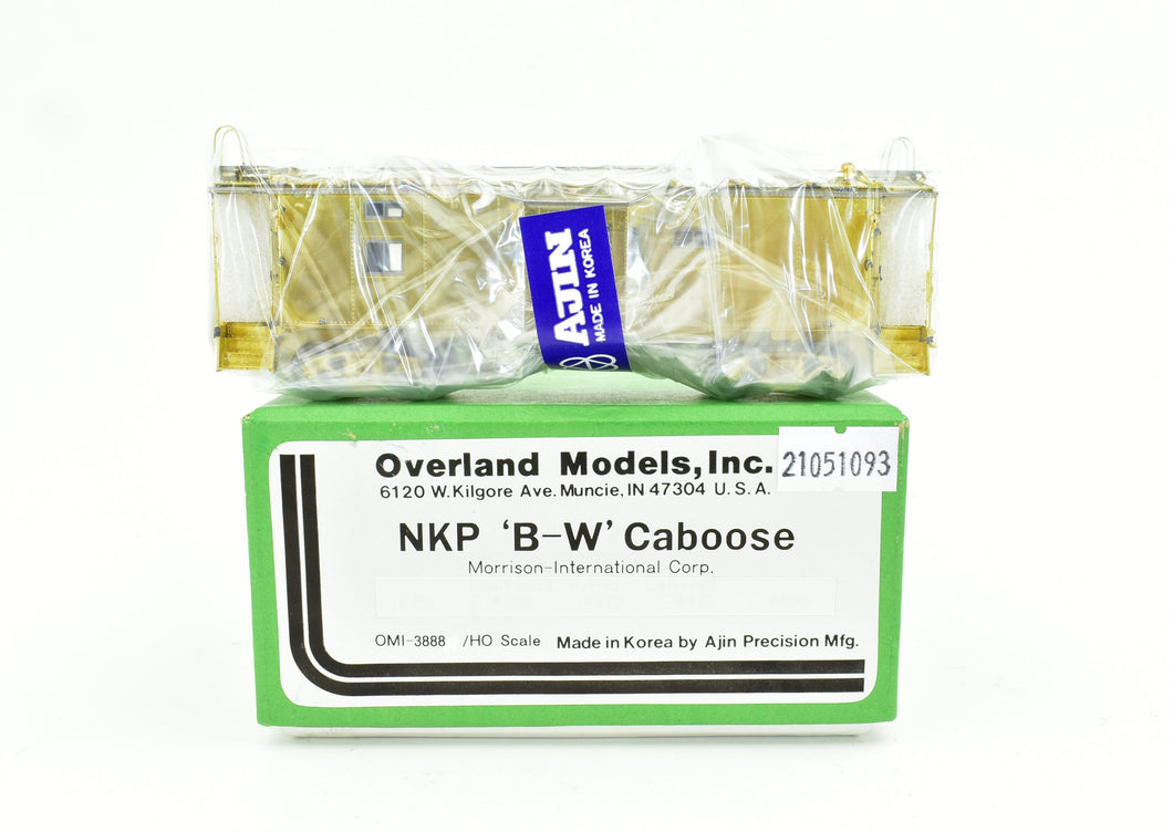 HO Brass OMI - Overland Models, Inc. NKP - Nickel Plate Road Bay Window Caboose