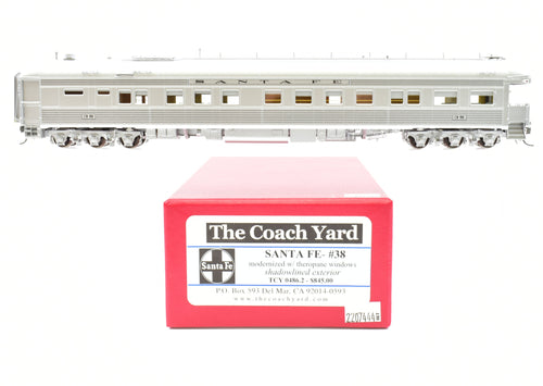 HO Brass CON TCY - The Coach Yard  No. 0486.2 ATSF - Santa Fe Business Car - # 38 FP