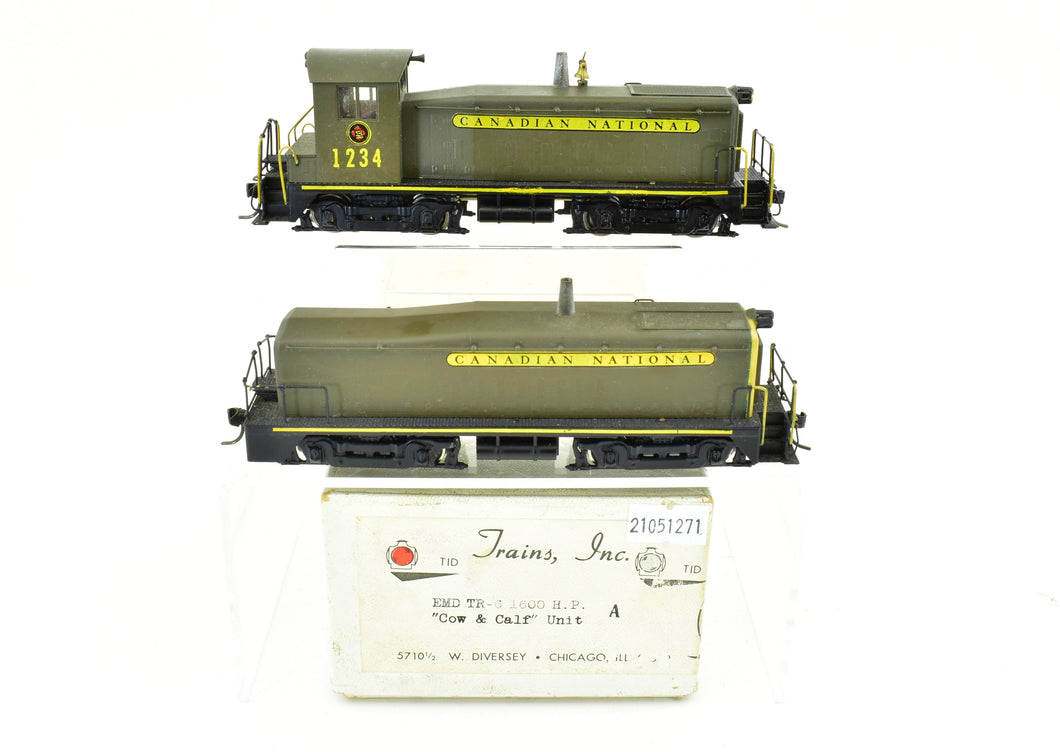 HO Brass Trains Inc. CNR - Canadian National Railway EMD TR-6 1600 HP 