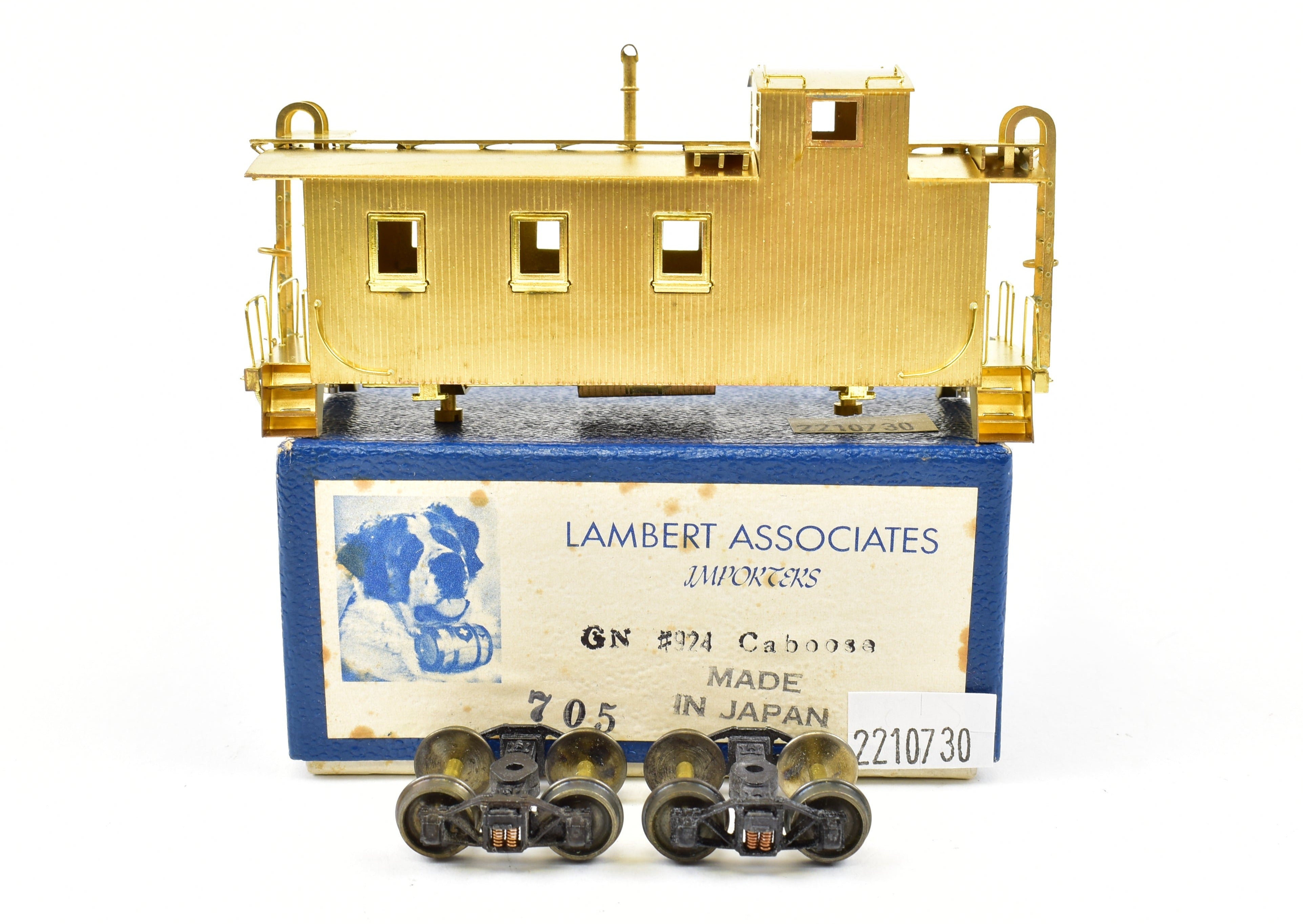 ノーマル仕様 黄昏の境界 4枚セット HO Brass Lambert GN - Great Northern #924 Wood Caboose