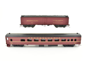 HO Brass NPP - Nickel Plate Products "Dispatchers Special" PRR - Pennsylvania Railroad 2 Car Set, Custom Painted