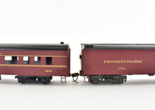 Load image into Gallery viewer, HO Brass NPP - Nickel Plate Products &quot;Dispatchers Special&quot; PRR - Pennsylvania Railroad 2 Car Set, Custom Painted
