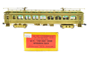 HO Brass Suydam OERY - Oregon Electric Railway Niles 62' 1907 Wood Interurban Coach