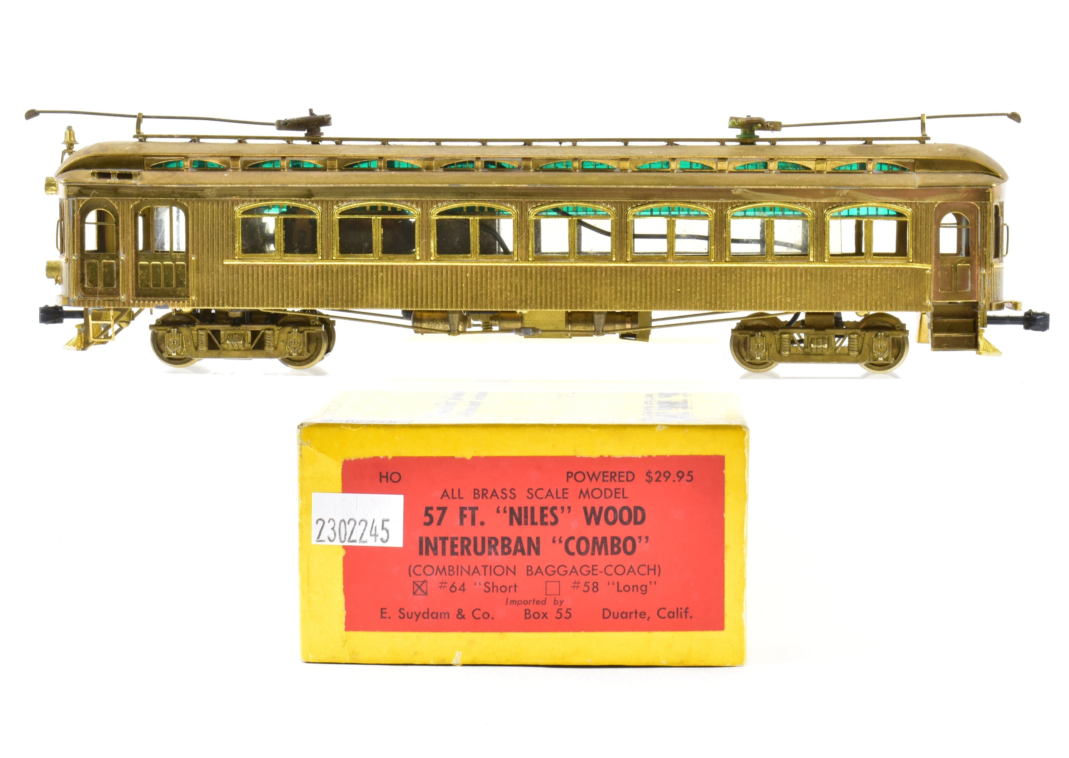 HO Brass Suydam OERY - Oregon Electric Railway 57' Niles Wood