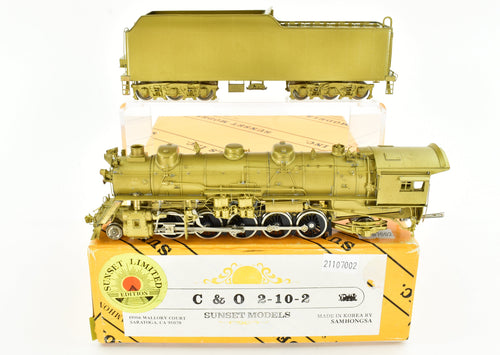 HO Brass Sunset Models C&O- Chesapeake & Ohio B-3 2-10-2 