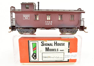 HO Brass Signal House Models, Inc. CB&Q - Burlington Wood Caboose