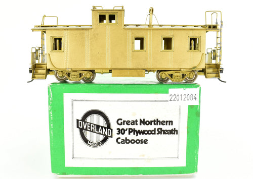 HO Brass OMI - Overland Models, Inc. GN - Great Northern 30' Plywood Sheath Caboose
